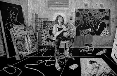 Hobbs, LaToya "Carving Out T Ime Detail Scene 5. The Studio"
