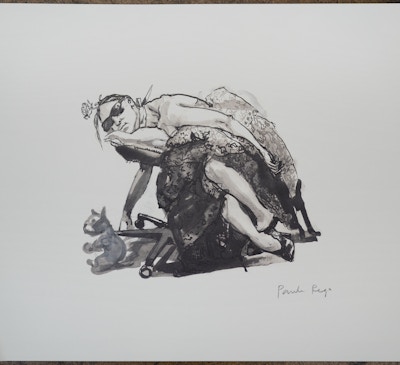 Rego, Paula "Girl who has been sick resting with her favourite cuddly", 2000