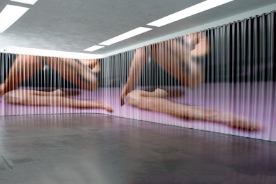 Bogush Andrey, "Proposal for image placement (stretched, curtain)", 2017