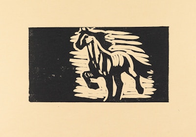 Gustav Vigeland, "Hest - passganger", 1915-17