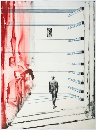 KØRNER, JOHN "Passing the Red Abstract", 2016