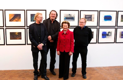 The Founders of the QSPA Ole Larsen Kjell Nupen HM Queen Sonja and Ornulf Opdahl
